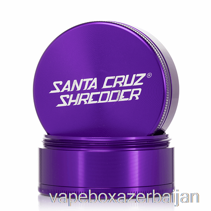 E-Juice Vape Santa Cruz Shredder 2.75inch Large 4-Piece Grinder Purple (70mm)